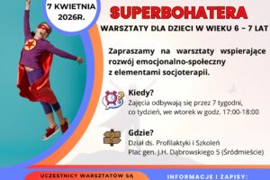 Akademia Superbohatera – warsztaty dla dzieci
